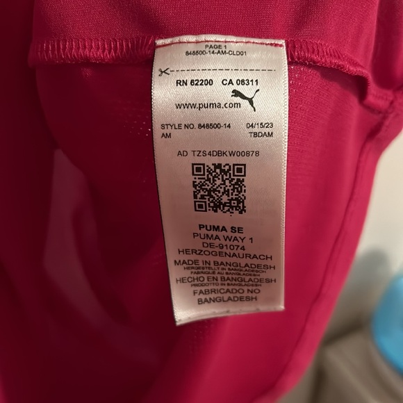 Puma Work Out Shirt Pink - Picture 4 of 4